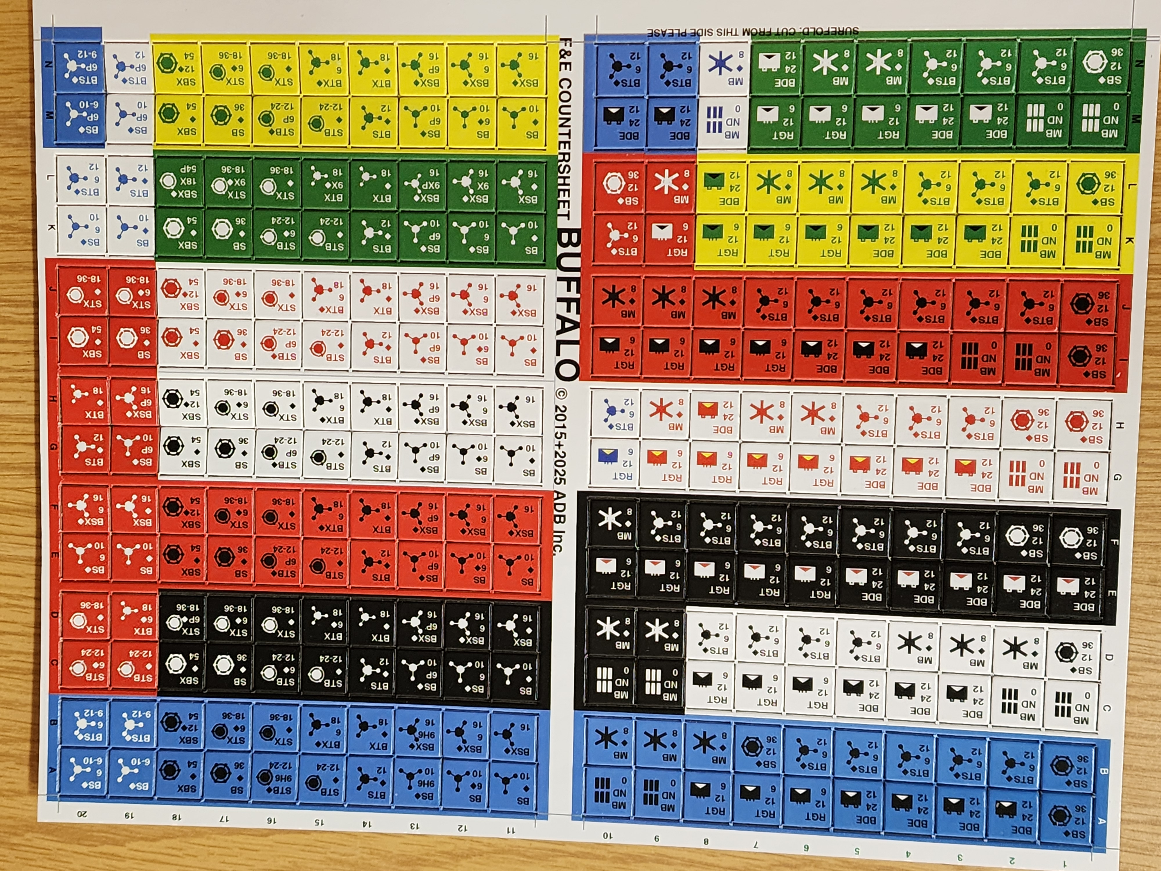 F&E Countersheet Buffalo (Bases, full sheet)